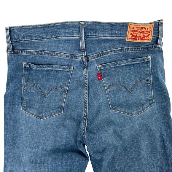 NWT Levis Womens 314 Shaping Straight Tummy Slimming Stellar Stretch Jeans 31 - Picture 4 of 16